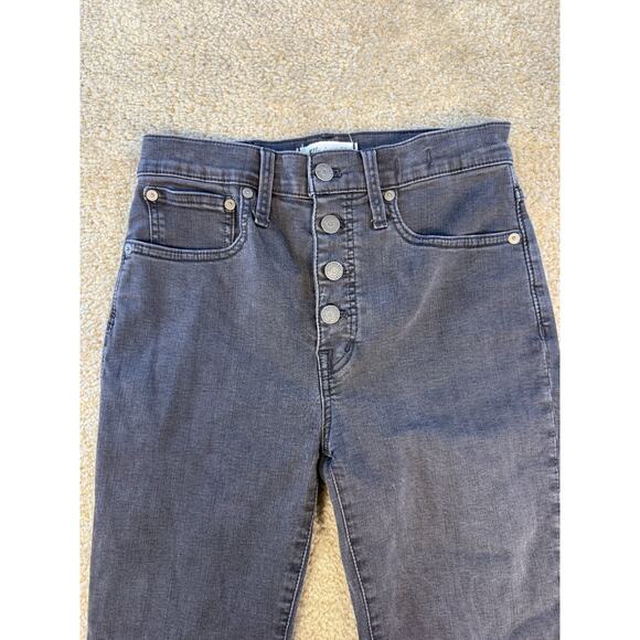 Madewell Jeans Womens Size 27 Black Wash Cali Demi-Boot Jeans Denim E151 - Picture 3 of 16